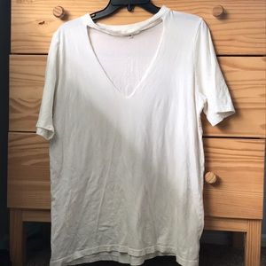 White t-shirt from Urban Outfitter